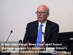 Murdoch Contends He Was Misled